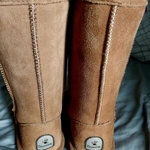 Bearpaw Tan Suede Boots Size 8